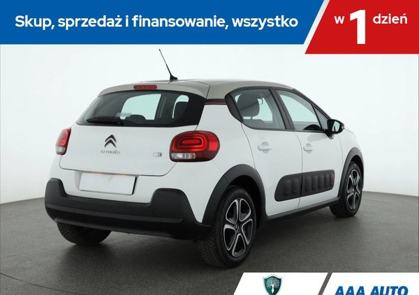 Citroen C3 cena 50000 przebieg: 66559, rok produkcji 2019 z Myślenice małe 254